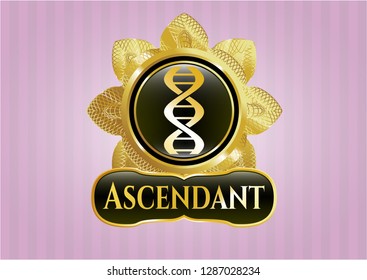  Shiny badge with dna icon and Ascendant text inside