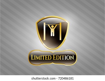  Shiny badge with pull up icon and Limited Edition text inside