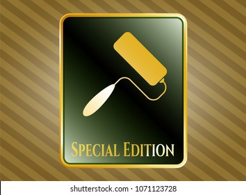  Shiny badge with roller brush icon and Special Edition text inside