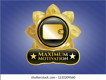  Shiny badge with wallet icon and Maximum Motivation text inside