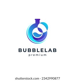 shiny beaker and bubbles for science and lab beaker