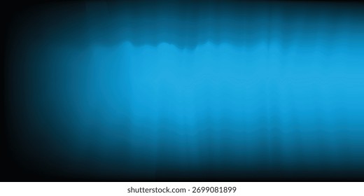 Fondo abstracto azul brillante con esferas 3D y Formas curvas