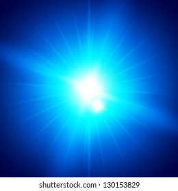 Shiny blue abstract background for your business artwork. Vector illustration.