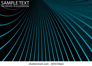 Shiny blue abstract vector background illustration - Vector blue space background template