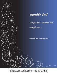 shiny blue background