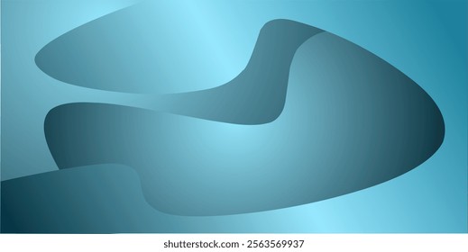 shiny blue color wave layer background. elegant blue background. vector shiny background.