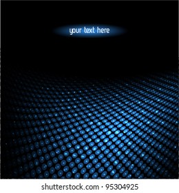 shiny blue halftone background illustration