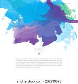 shiny blue multicolor vector watercolor background valuable for any project where a platter of color makes the difference color water kid nails star fingers texture child colourful abstract background