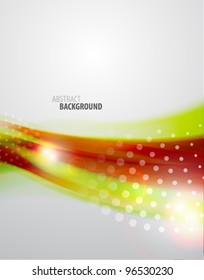 Shiny blur waves eps10 abstract vector background