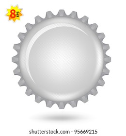Shiny bottle cap