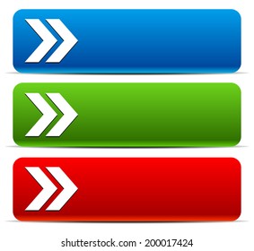 Shiny buttons with arrows