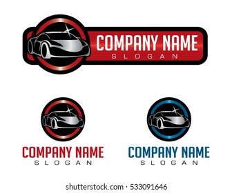 shiny car logo