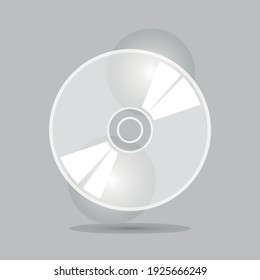 Shiny CD disk vector drawing