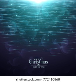 shiny christmas background in blue shade