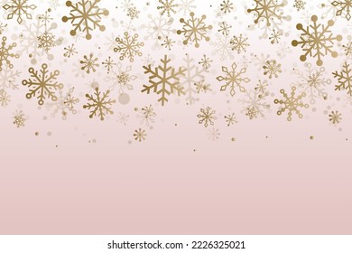 Shiny Christmas snowflakes. Winter background. Vector illustration
