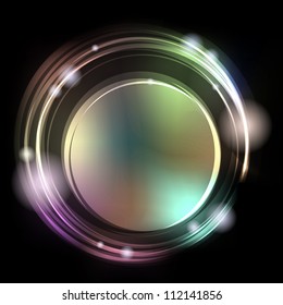 Shiny circle - background for your text