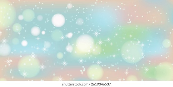 Shiny Circle Bokeh Effect Background.