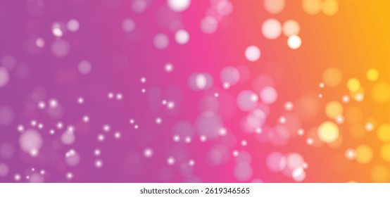 Shiny Circle Bokeh Effect Background.