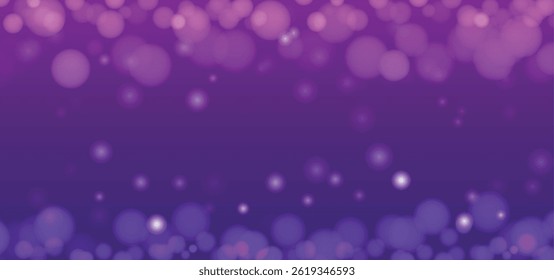 Shiny Circle Bokeh Effect Background.
