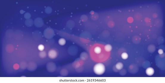 Shiny Circle Bokeh Effect Background.