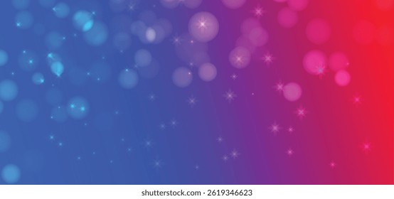 Shiny Circle Bokeh Effect Background.