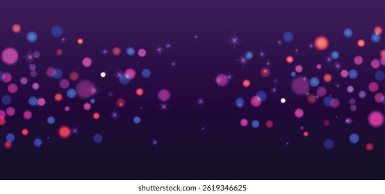 Shiny Circle Bokeh Effect Background.