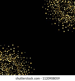 shiny circles around the edges of the black background