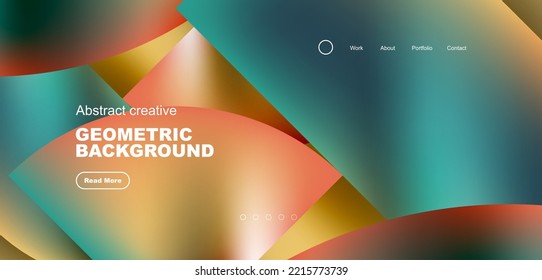 Shiny circles and round elements geometric background. Vector illustration for wallpaper, banner, background, leaflet, catalog, cover, flyer