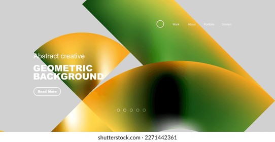 Shiny circles and round elements geometric background. Vector illustration for wallpaper, banner, background, leaflet, catalog, cover, flyer