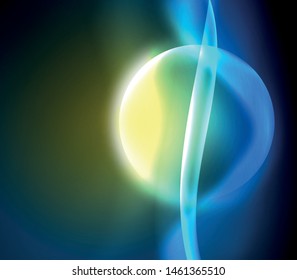 Shiny color bright neon abstract wave template. Abstract bright light. Neon light glowing effect. Space background. Abstract shape. Shining space.
