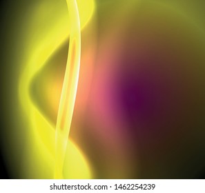 Shiny color bright neon abstract wave template. Abstract bright light. Neon light glowing effect. Space background. Abstract shape. Shining space.