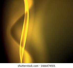 Shiny color bright neon abstract wave template. Abstract bright light. Neon light glowing effect. Space background. Abstract shape. Shining space.
