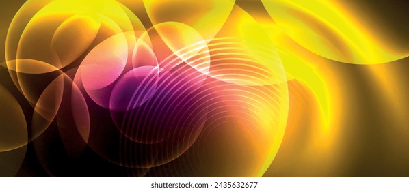 Shiny color neon glowing design. Vector Illustration For Wallpaper, Banner, Background, Card, Book Illustration, landing page