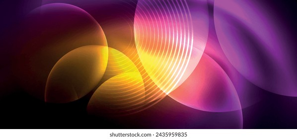 Shiny color neon glowing design. Vector Illustration For Wallpaper, Banner, Background, Card, Book Illustration, landing page