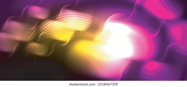 Shiny color neon glowing design. Vector Illustration For Wallpaper, Banner, Background, Card, Book Illustration, landing page