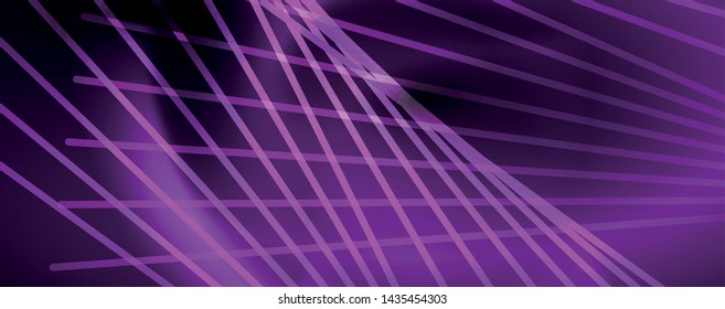 Shiny color neon light with lines, abstract wallpaper, shiny motion, magic space light. Vector techno abstract background