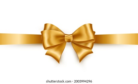 Shiny color satin ribbon on white background. Christmas gift, valentines day, birthday  wrapping element