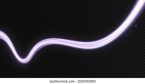 Shiny color silver wave design element. White wave with silver glitters effect on black background. Curved metal wave, 3d element in dark space.