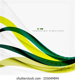 Shiny colorful abstract background, green and blue color. Modern template