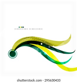 Shiny colorful abstract background, green and blue color. Modern template