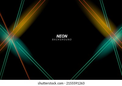 shiny colorful motion rays neon effect design background