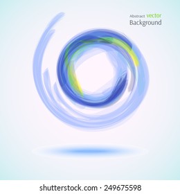 Shiny colorful spiral background. Vector abstract illustration. Element for your design.