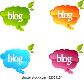Shiny communication balloons