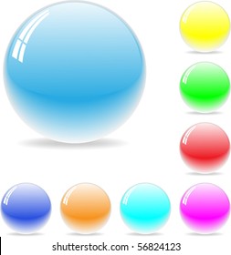 Shiny Cool Color Sphere Vector Stock Vector (Royalty Free) 56824123 ...