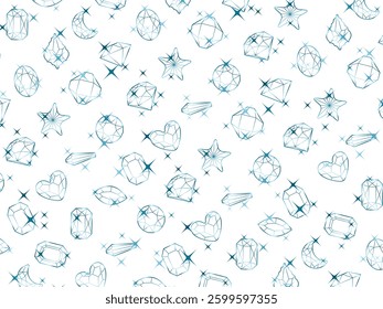 Shiny cut glass pattern background