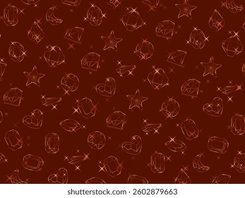 Shiny cut glass pattern background