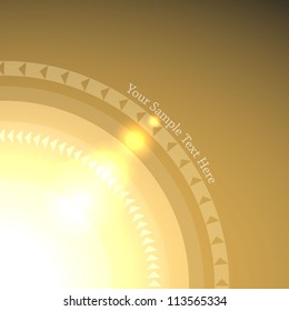shiny dark abstract gold background vestor
