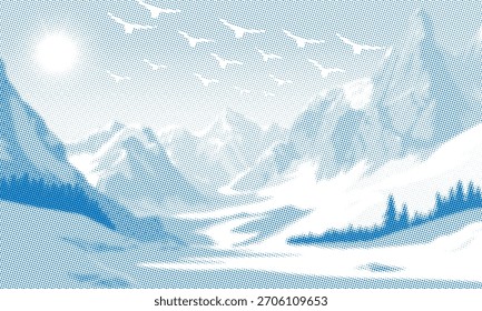 Glänzend dunkelblau Farbe Farbverlauf Hintergrund Banner Vektordesign