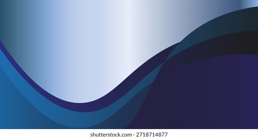 Vector de diseño de Vector de Anuncio de fondo degradado de color azul oscuro brillante 10 moderno