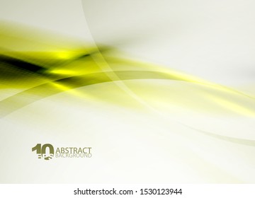Brillante ola de diseño, color de fondo claro transparente. Papel mural de color de neón futurista mágico digital. Arte vectorial